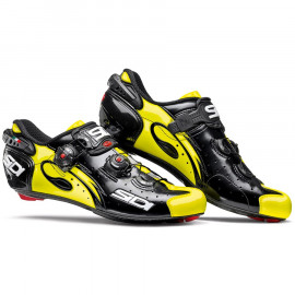 Chaussure Sidi Scarpe Wire Carbon Lucido Black/Yellow Fluo