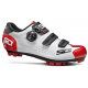 Chaussures VTT Sidi Trace 2 blanche et rouge