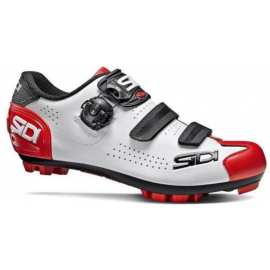Chaussures VTT Sidi Trace 2 blanche et rouge